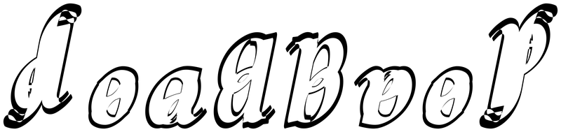 Ambigram for deadbeef in Amiri-boldslanted